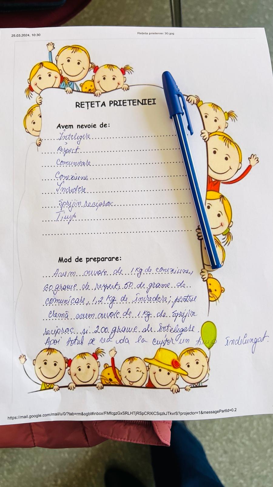 V-ați gândit vreodată care este „rețeta prieteniei”?